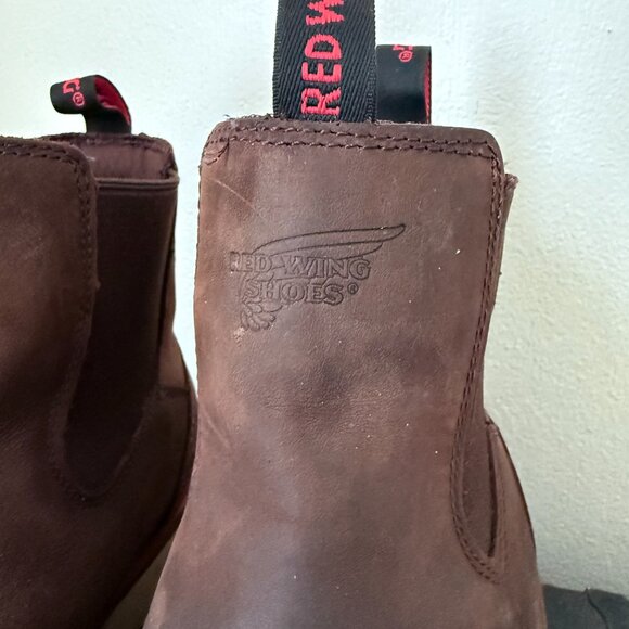 Red Wing Traction Tred Lite Chelsea Boots Men’s 11 Safety Toe Work Boots - Picture 15 of 16